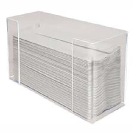 Dendesigns C-Fold-Multifold Towel Dispenser- 11-.50 in 4-.13 in x6-.75 in - Clear DE127168